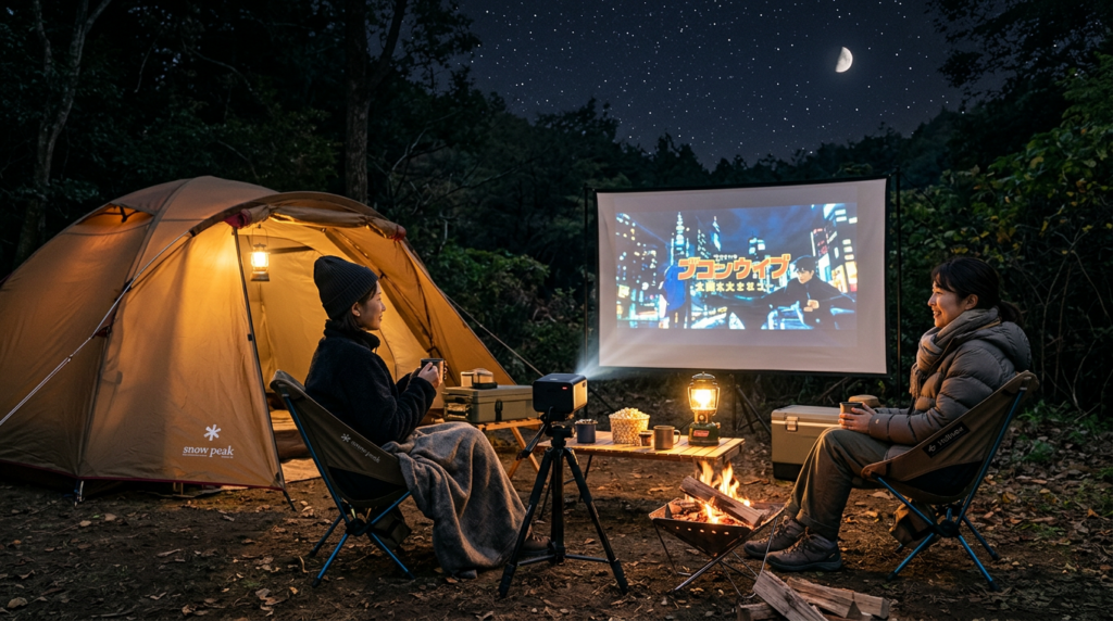 プロジェクターやスピーカーをフル稼働