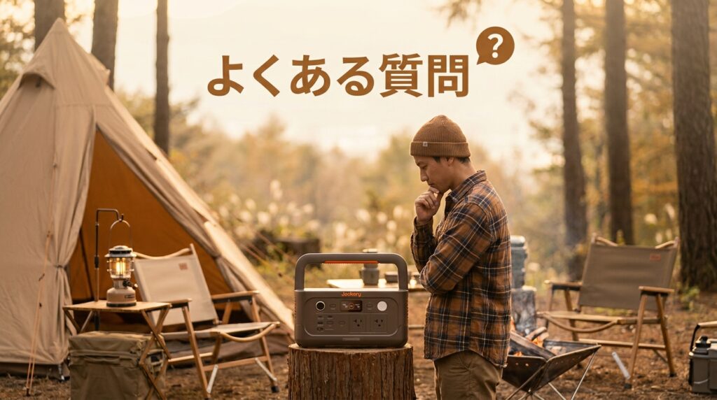 キャンプのポータブル電源に関するよくある質問