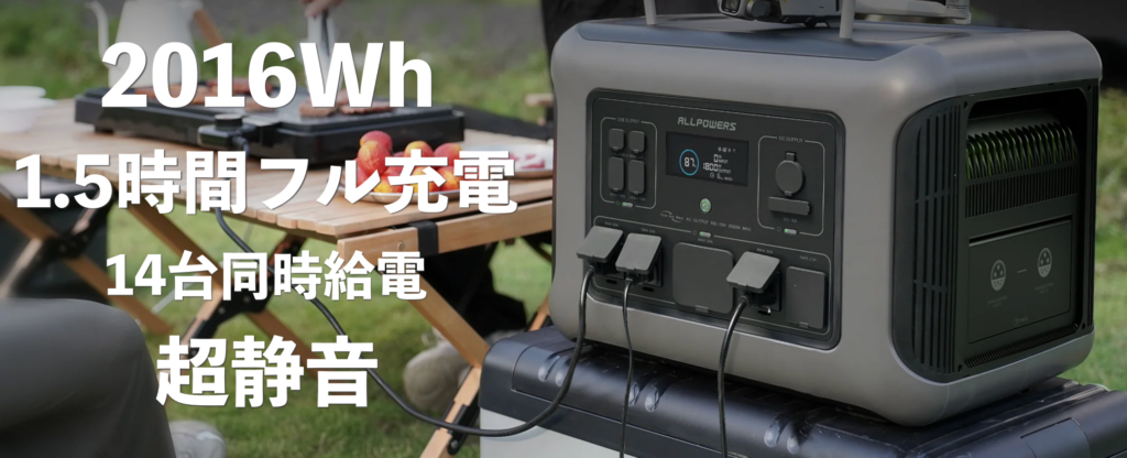 第5位：【圧倒的なワット単価】ALLPOWERS R2500