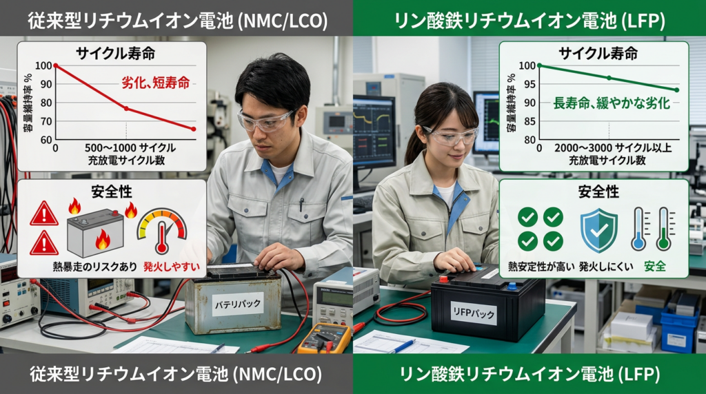 バッテリー比較