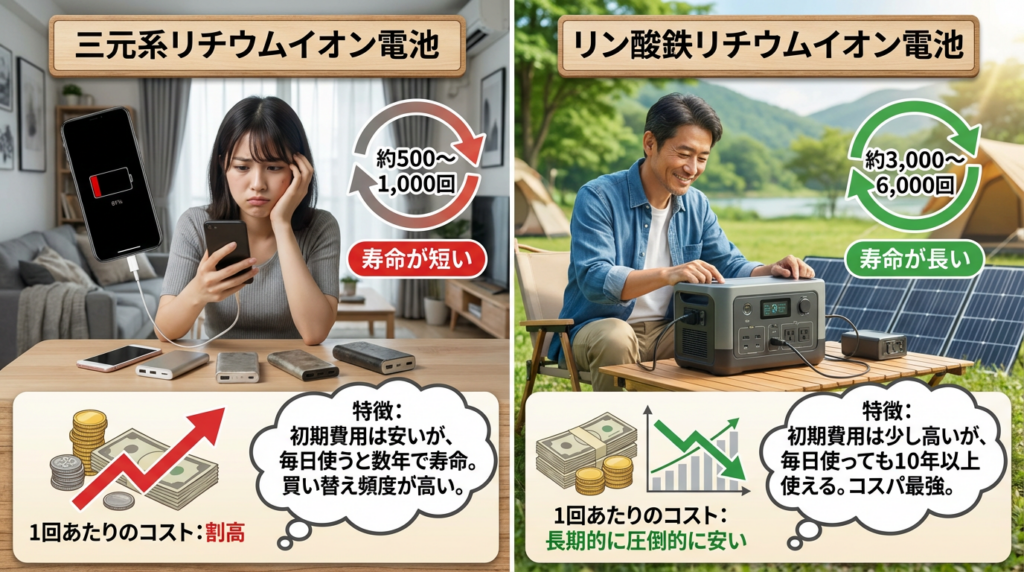 バッテリー比較