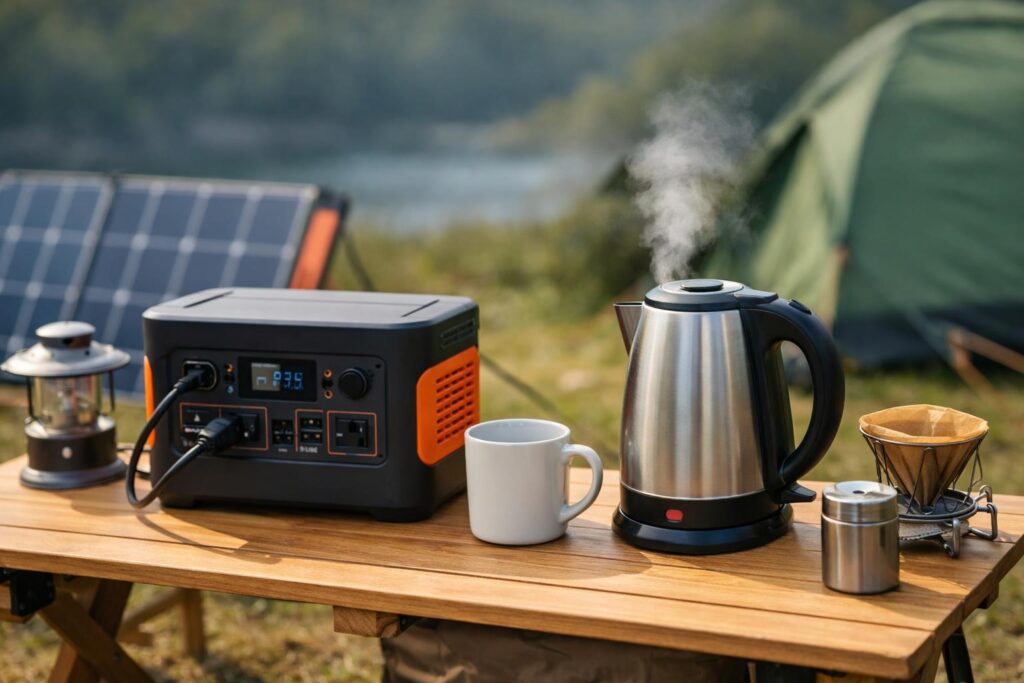 ポータブル電源×電気ケトルの便利な活用シーンとメリット