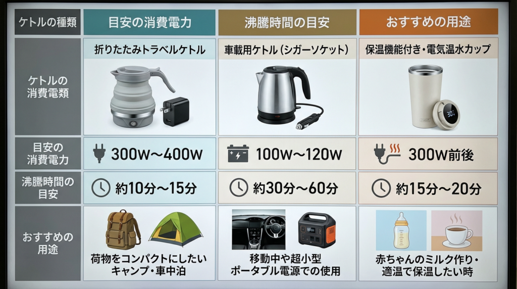 小型電気ケトル