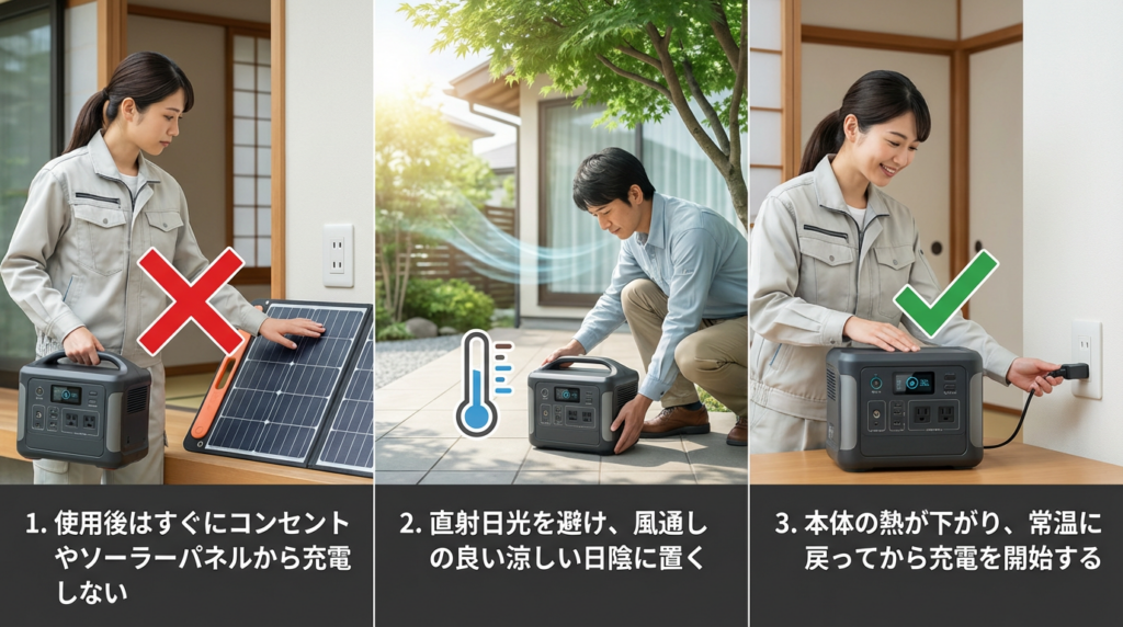 高出力家電を使った後の正しい手順