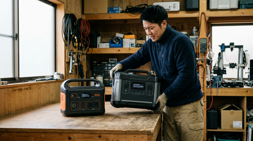 サイズが大きく・重量が重い