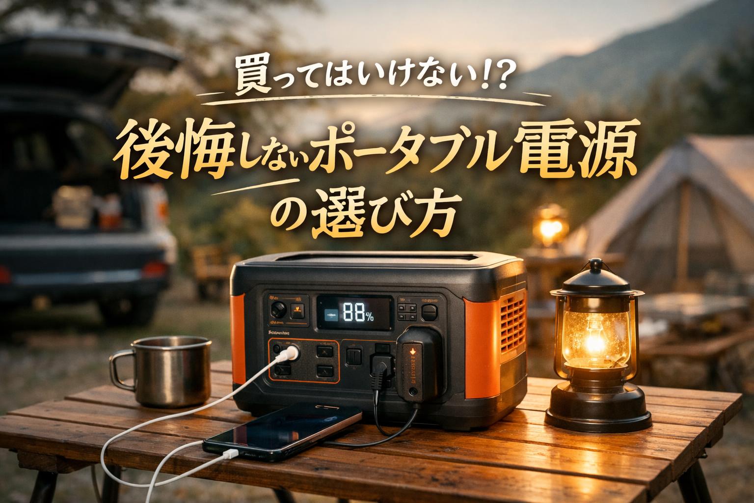 買ってはいけないポータブル電源