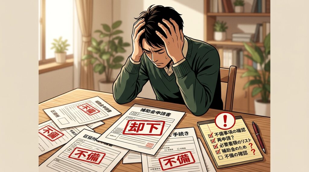 補助金申請でよくある失敗パターンと回避法