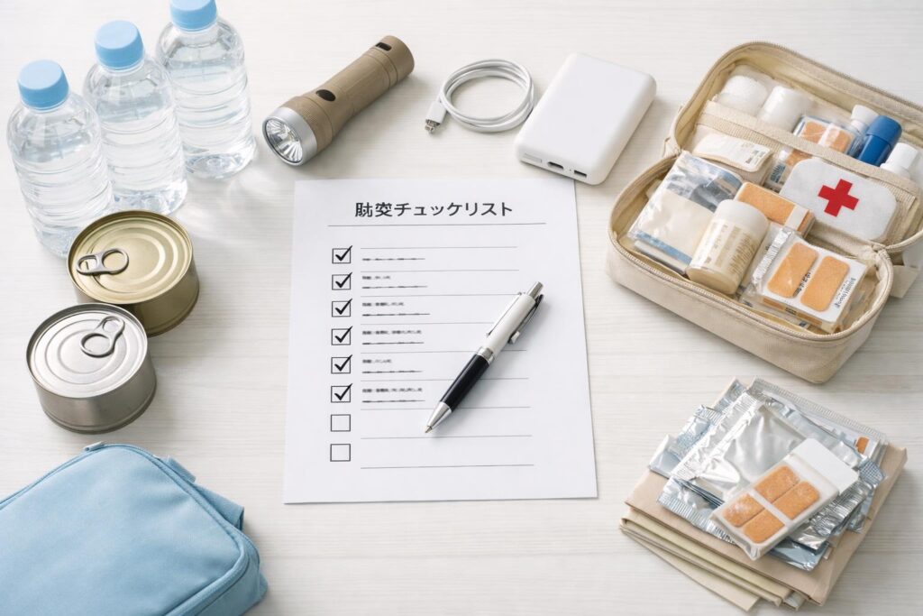 【保存推奨】防災グッズ必要なものチェックリスト