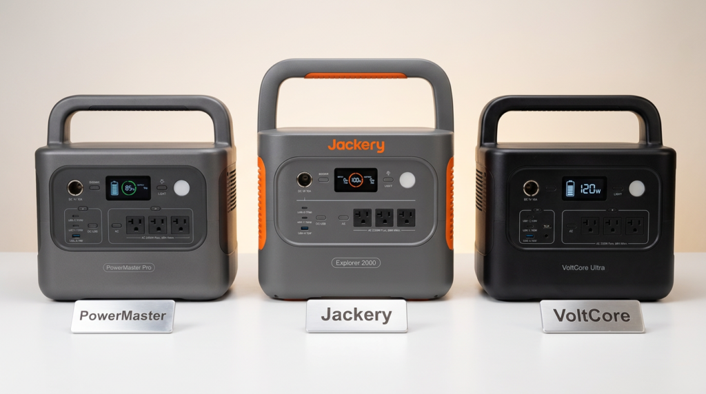 2000Whクラスのライバル製品と比較