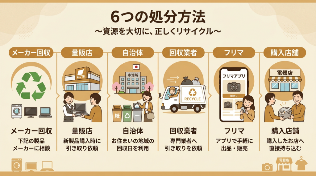 ポータブル電源の処分・廃棄方法6選