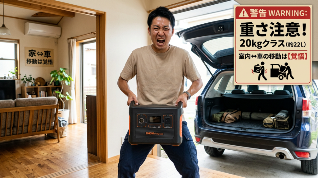 2000Whクラスを選ぶ前に知っておきたい注意点