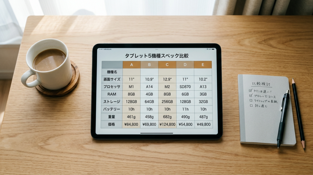 UPS機能付きポータブル電源の横並び比較表