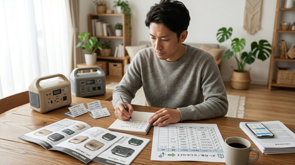 パススルー対応ポータブル電源の選び方6つのチェックポイント