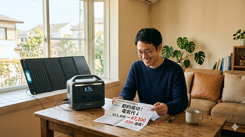 ポータブル電源で電気代の節約・節電は本当にできる?結論と仕組み
