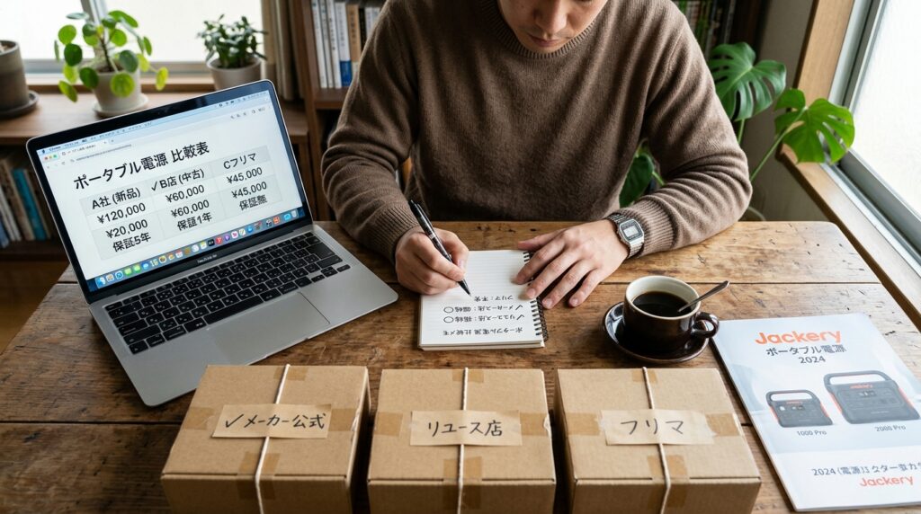 購入先別の徹底比較｜どこで買うのが一番安心？