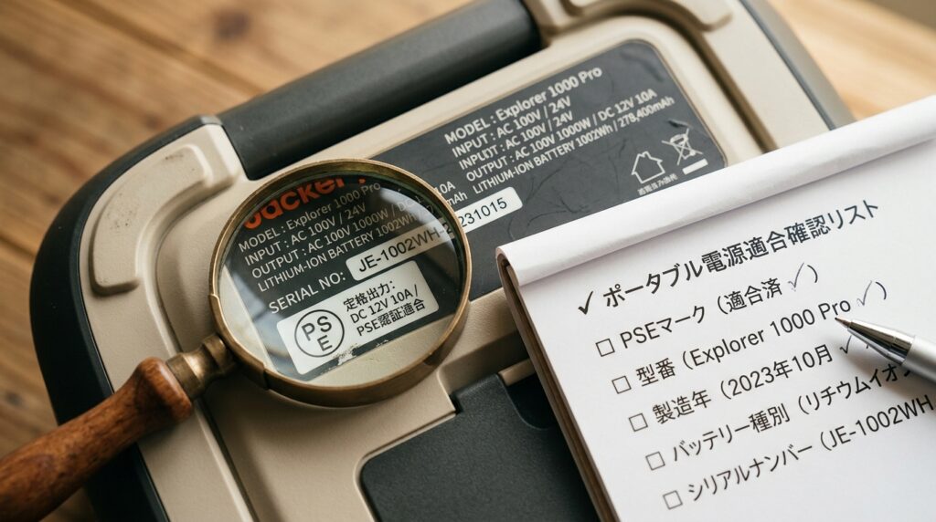 後悔しないための7つのコツ｜良質な中古ポータブル電源を見極める