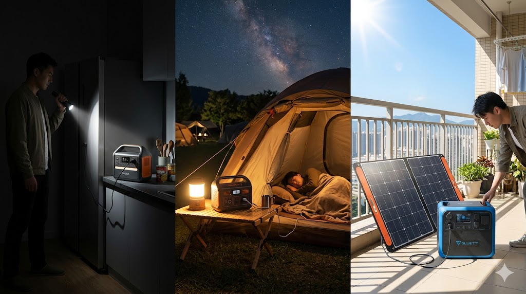 シーン別｜安心メーカーのおすすめポータブル電源モデル早見表