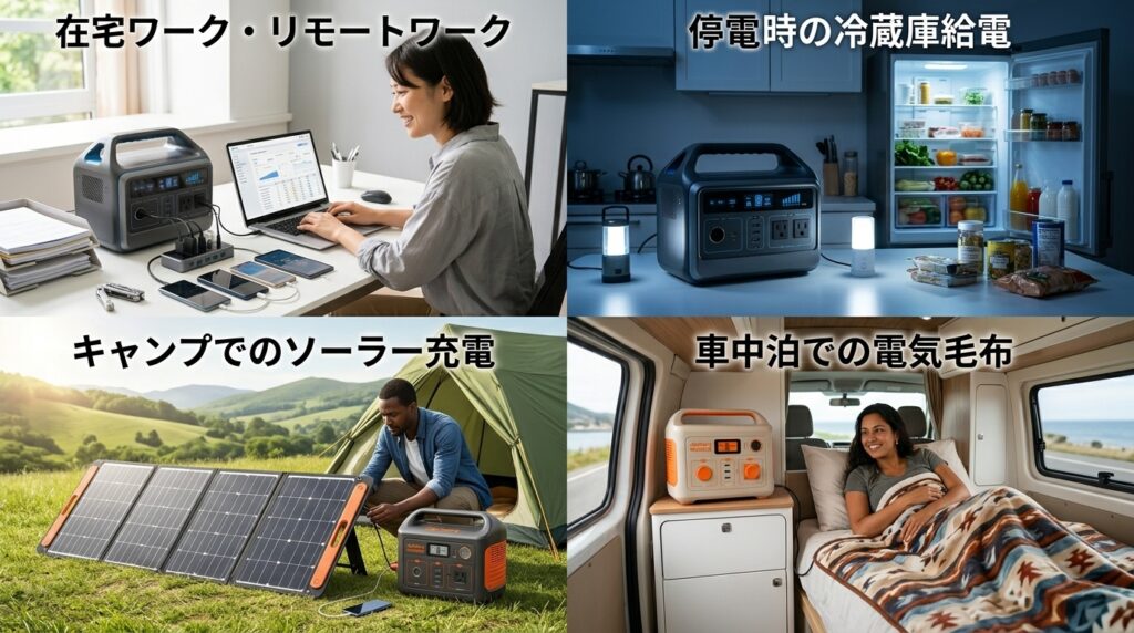 パススルー充電が活躍する4つのシーン