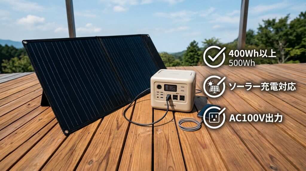 ポータブル電源の補助金を狙うなら押さえるべき3つの条件