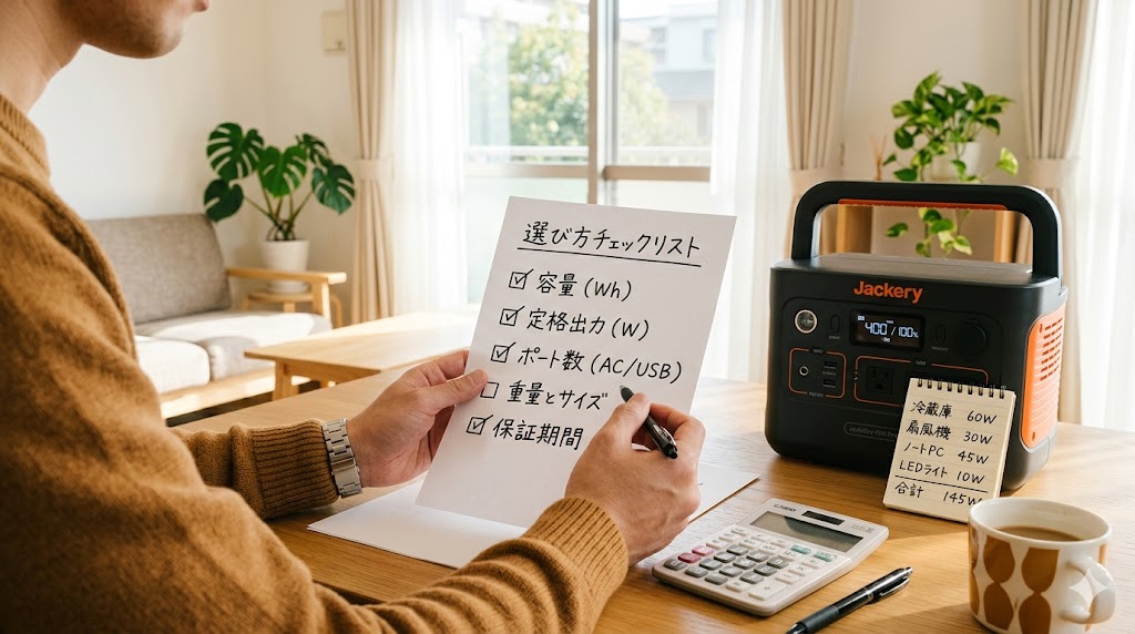電気工事士が教える|後悔を防ぐポータブル電源の選び方5つのルール