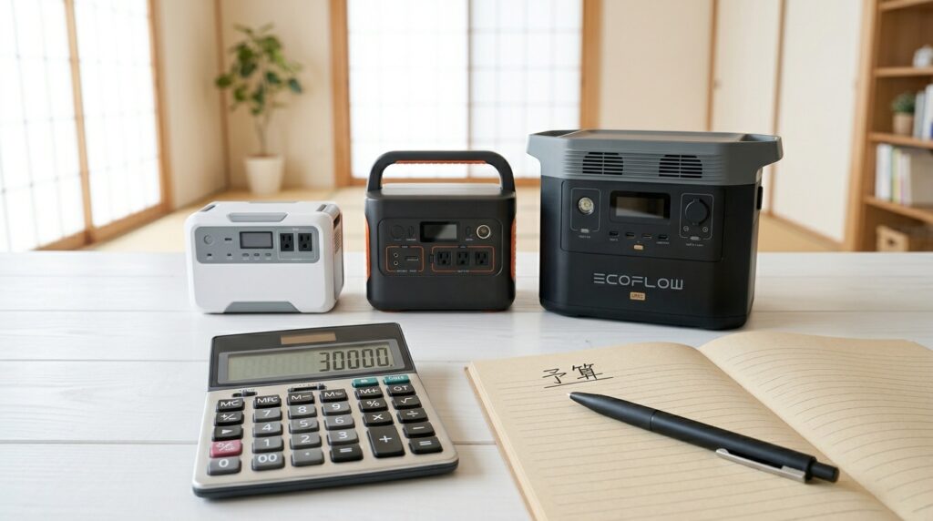 【予算別】ポータブル電源おすすめ早見表