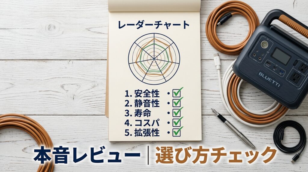 【結論】BLUETTIポータブル電源の総合評価｜電気工事士の本音