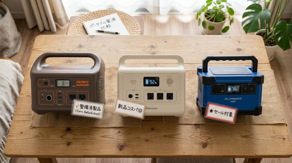 中古より安心！コスパ良く買える新品・整備済製品の選択肢