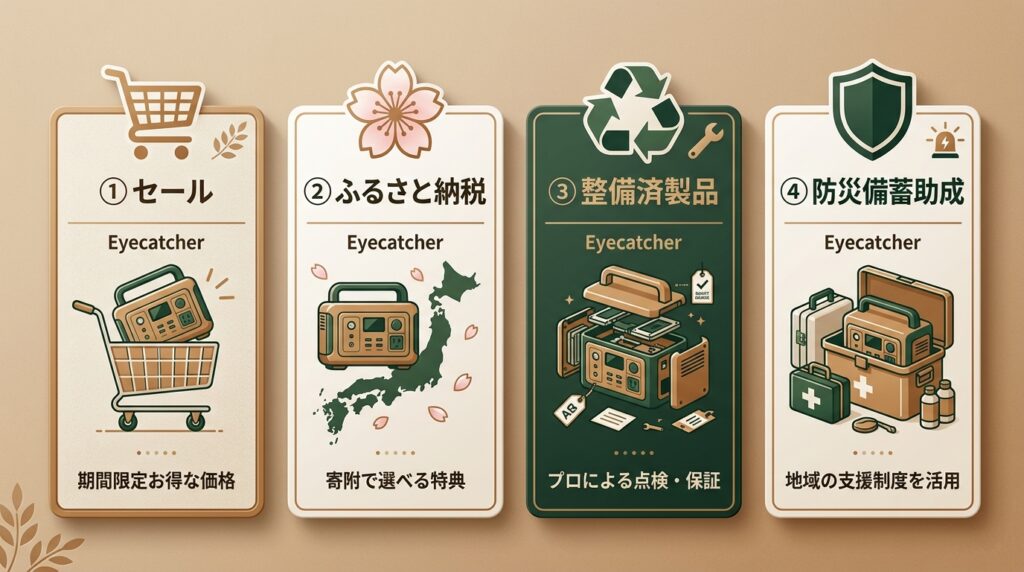 補助金対象外でも大丈夫！電気工事士おすすめの4つの代替策