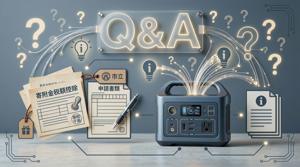 ふるさと納税ポータブル電源に関するよくある質問（FAQ）