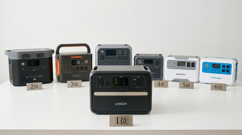 【総合】ポータブル電源おすすめランキングTOP6【1000Whクラス】