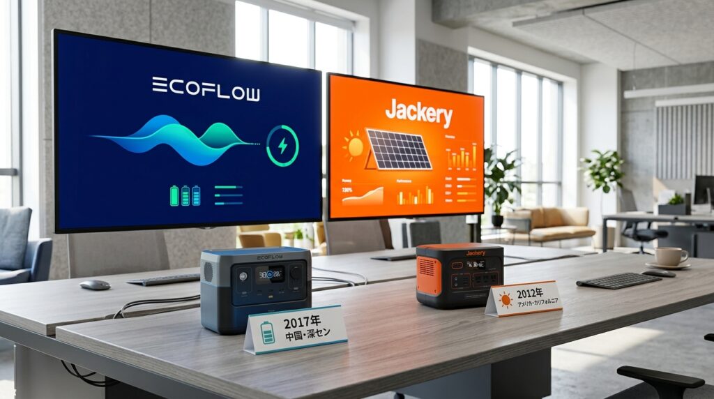 EcoFlowとJackeryの会社概要・ブランドを比較
