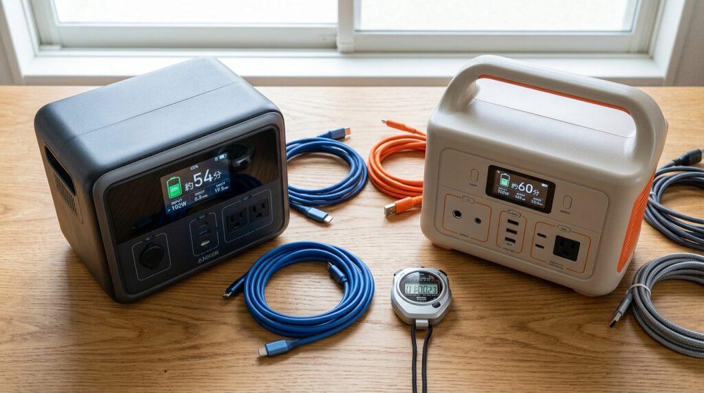 ③充電速度・急速技術で比較｜Ankerが一歩リード