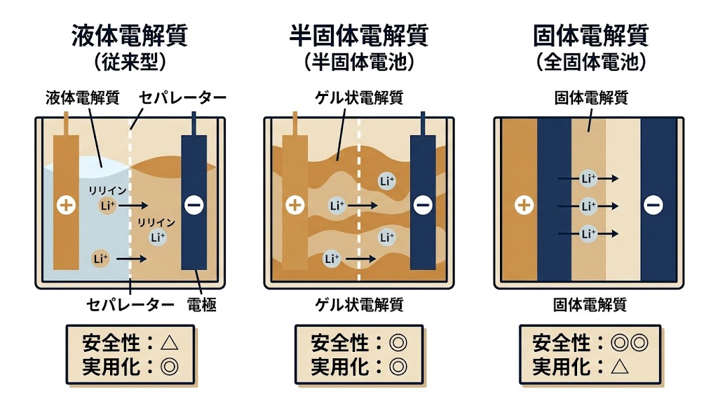 半固体電池とは？ポータブル電源の次世代バッテリー技術を解説