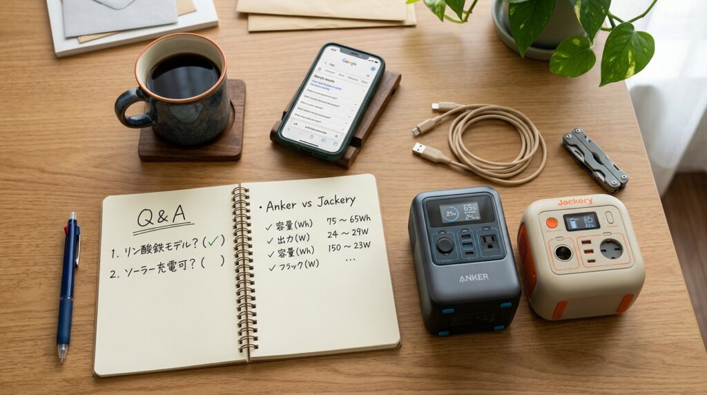 AnkerとJackeryに関するよくある質問（FAQ）