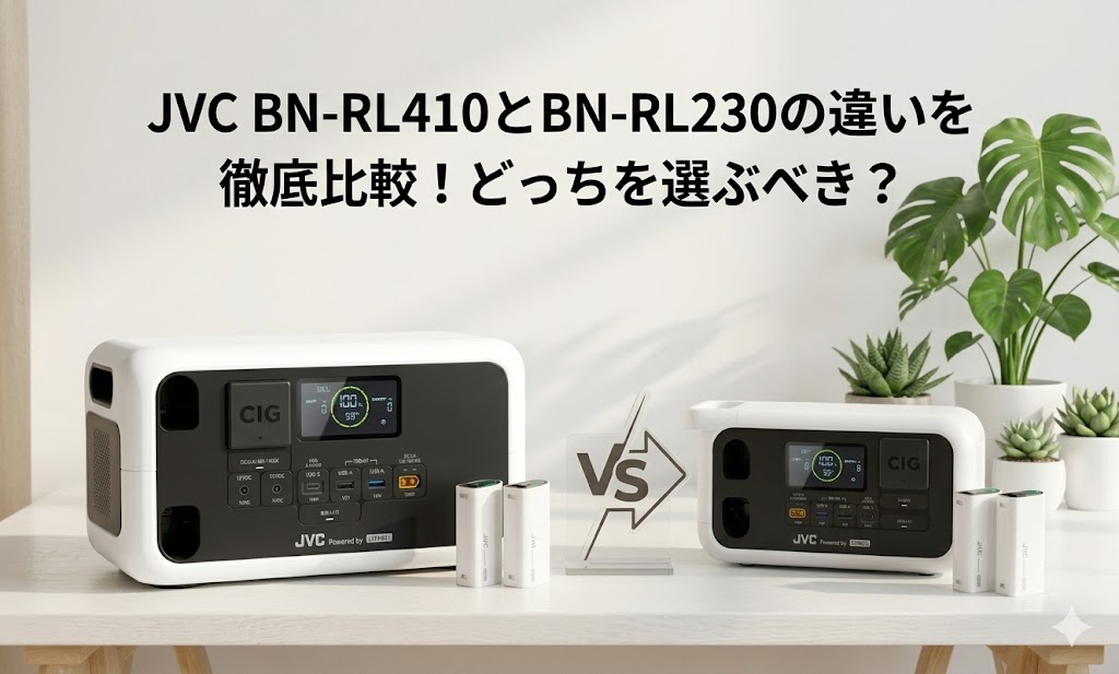 JVC BN-RL410とBN-RL230の違いを徹底比較！どっちを選ぶべき？