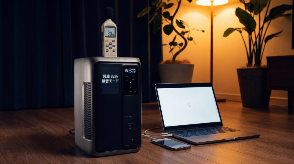 EcoFlow DELTA 3 2000 Airの動作音と長期メンテナンス|電気工事士の現場視点