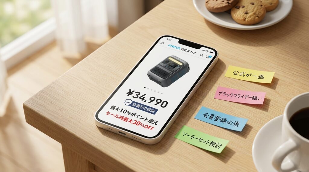 Anker Solix C300はどこで買うのがお得?|セール時期と購入ポイント