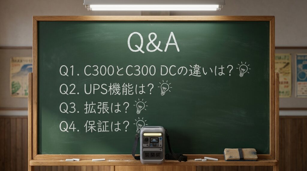 Anker Solix C300のよくある質問|FAQ