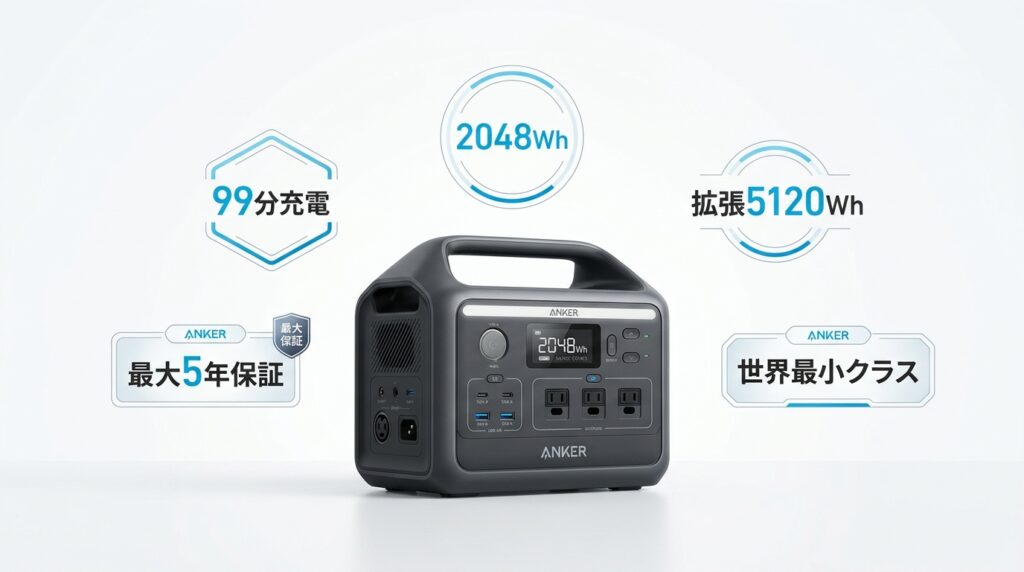 Anker Solix C2000 Gen 2の口コミ・評判は？先に結論