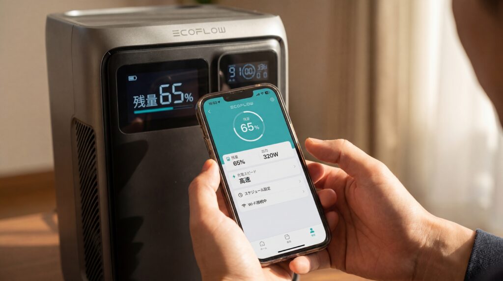 EcoFlow DELTA 3 2000 Airのスマート機能とアプリ連携|EcoFlowの強み