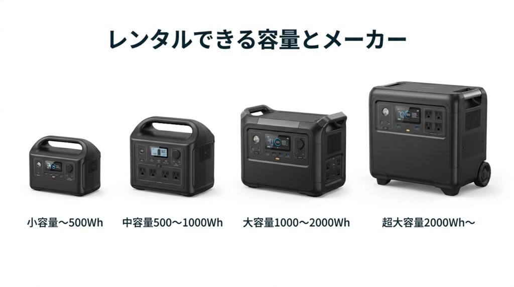 そもそもポータブル電源はレンタルできる？借りられるメーカー・容量を解説
