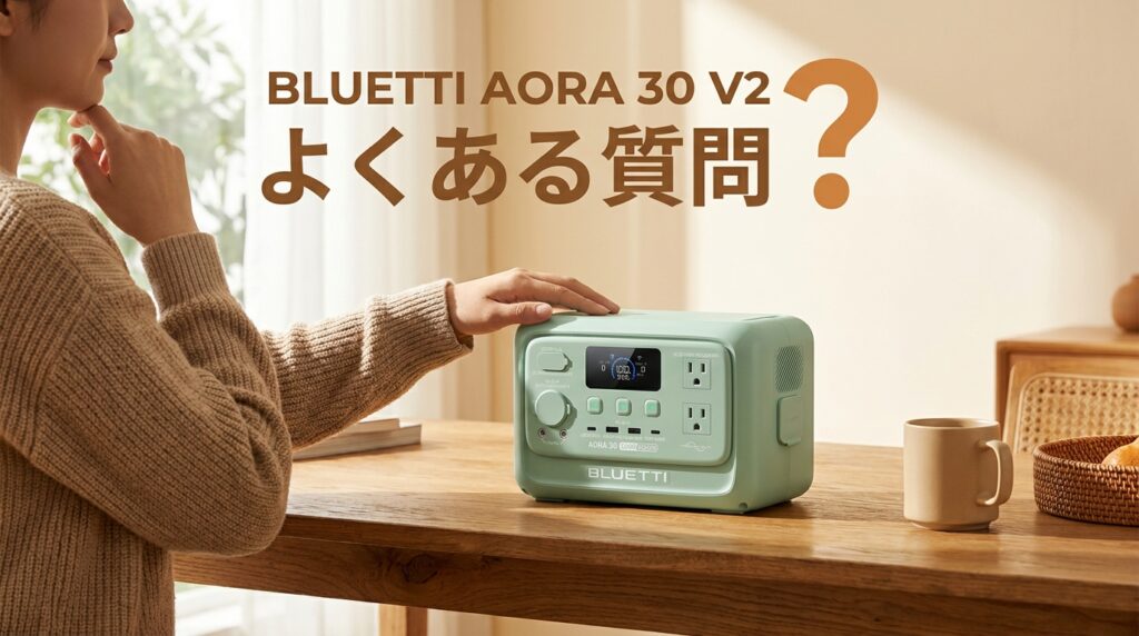 BLUETTI AORA 30 V2に関するよくある質問