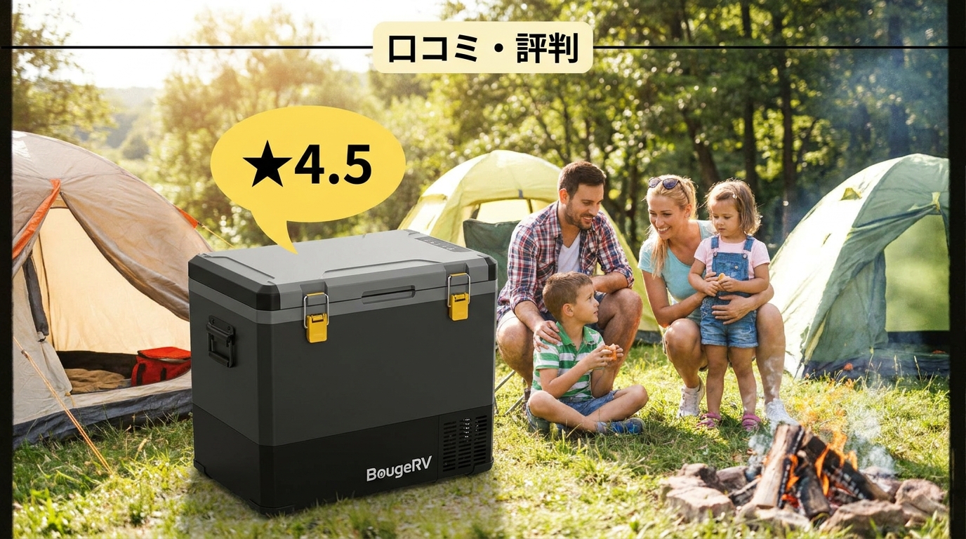 BougeRV CR Pro 20Lの公式レビュー評価と口コミの見方を調べるイメージ