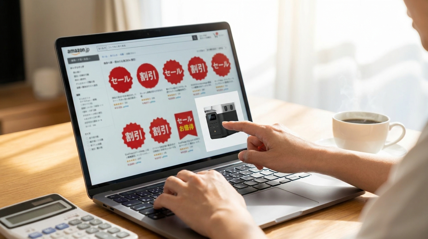 EcoFlow RIVER 3 Plusをお得に買う方法のイメージ