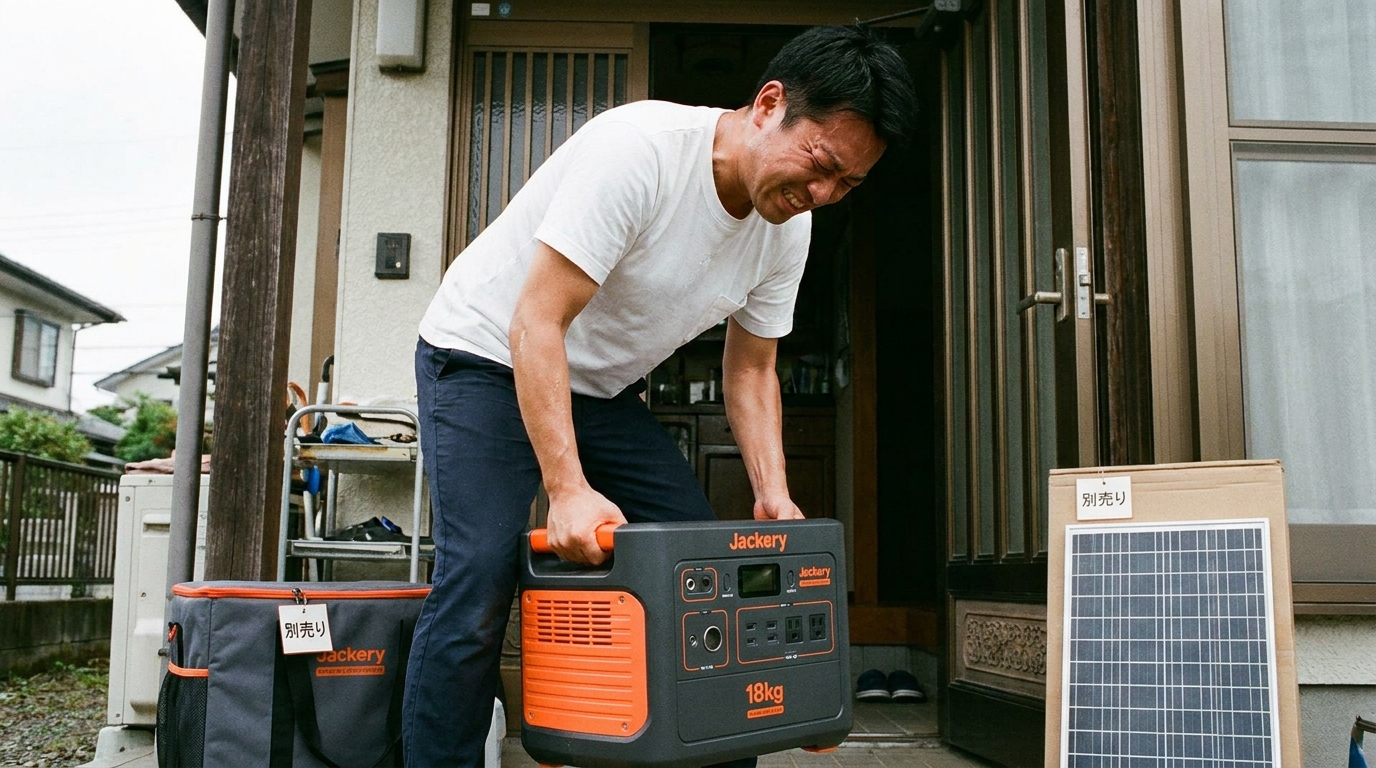 Jackeryポータブル電源の悪い口コミ・デメリットのイメージ