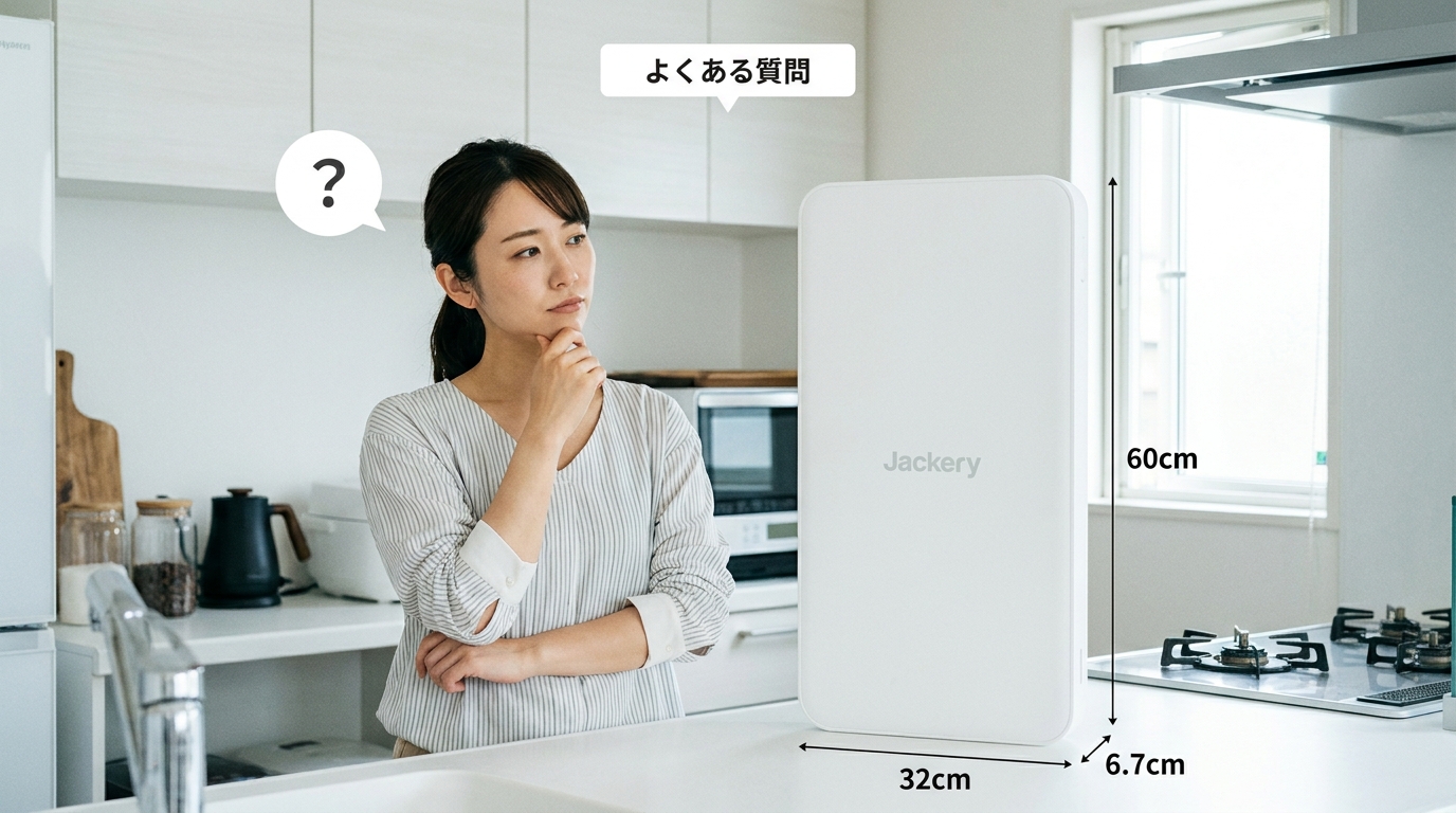 Jackery SlimPower H1についてよくある質問と回答のイメージ