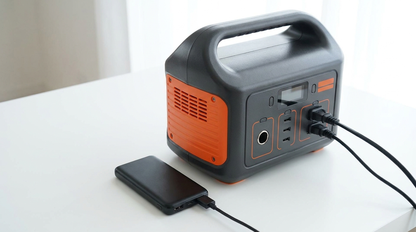 ポータブル電源とモバイルバッテリーの違いのイメージ