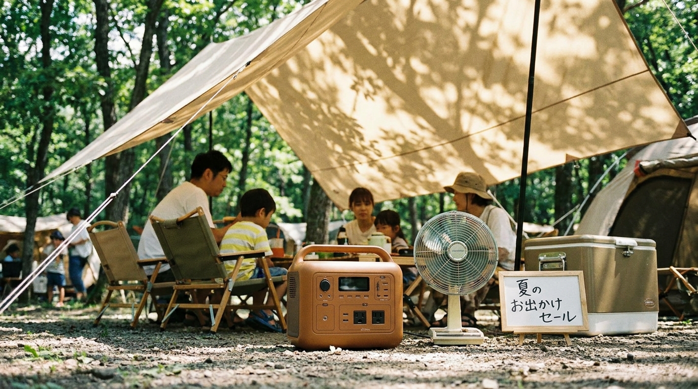 BLUETTI 夏の節電・防災応援セールで値下げされたAORAシリーズのイメージ
